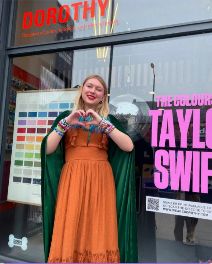 Taylor’s Trip to Town - The Making of our Swift Themed Print 🌈