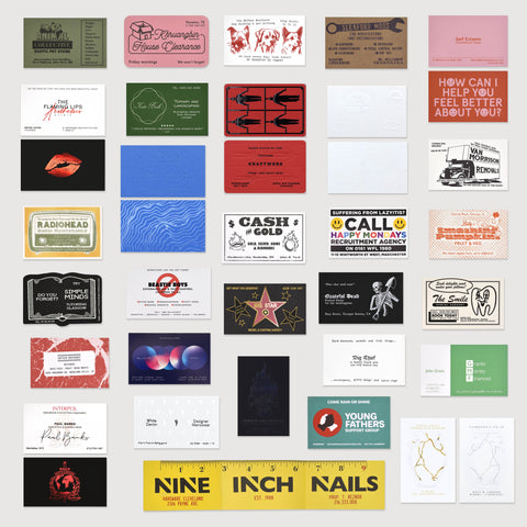 Business as Unusual: Collector's Set of Calling Cards - Alternative Bands Edition