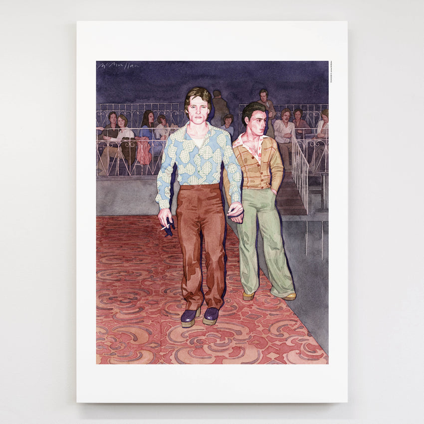 Brooklyn Disco: Two Men Advancing - Special Edition Print